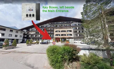 Das Gebäude in dem sich die Ferienwohnung befindet