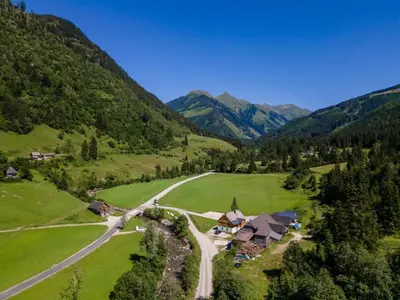 Naturlandschaft in der Nähe des Chalets