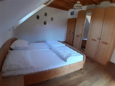 Ein Bett oder Betten in einem Zimmer der Unterkunft Lachtalhütte