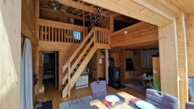 Grundriss der Unterkunft Gemütliches Ferienhaus mit Holzofen und Sauna