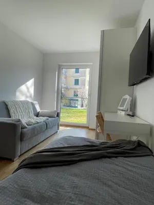 TV/Unterhaltungsangebot in der Unterkunft Luxury - Apartment mit Balkon in Seenähe