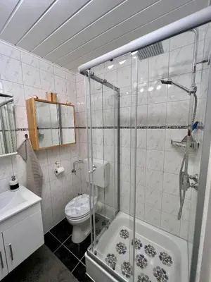 Ein Badezimmer in der Unterkunft BacherlHouse - Apt Miglbach