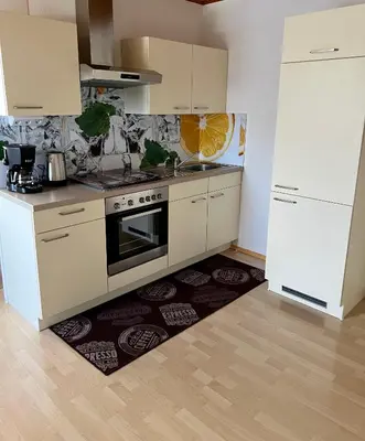 Küche/Küchenzeile in der Unterkunft BacherlHouse - Apt Miglbach