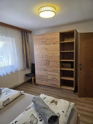 Ein Bett oder Betten in einem Zimmer der Unterkunft Apartment Berg & Naturliebe