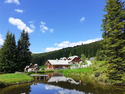 Naturlandschaft in der Nähe des Ferienhauses