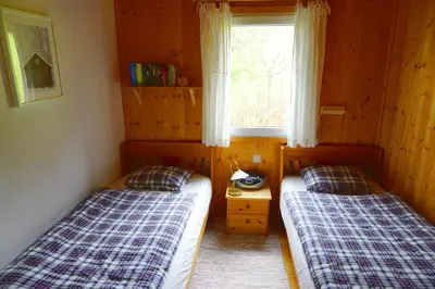 Ein Bett oder Betten in einem Zimmer der Unterkunft Haus Emmy - Urlaub bei Freunden