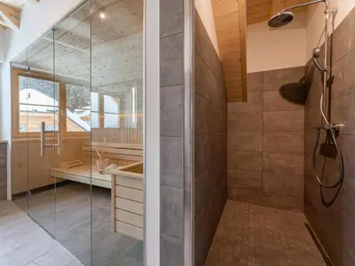 Ein Badezimmer in der Unterkunft Chalet Pretzel