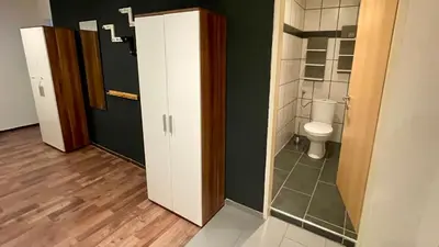 Ein Badezimmer in der Unterkunft Haus am Soleweg