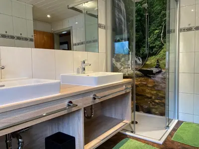 Ein Badezimmer in der Unterkunft Farmhouse in St Johann with Sauna