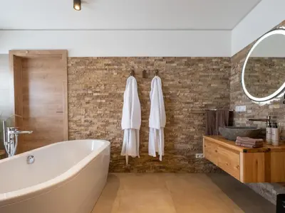 Ein Badezimmer in der Unterkunft Edelweiss Lodge