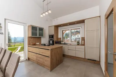 Küche/Küchenzeile in der Unterkunft Appartement Alpengefühl am Dachstein