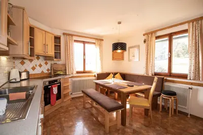 Küche/Küchenzeile in der Unterkunft CHALET MARESI