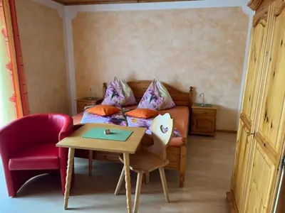 Ein Sitzbereich in der Unterkunft Haus Ranner