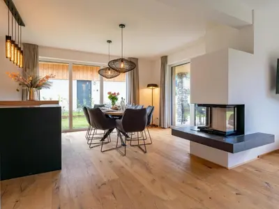 Ein Sitzbereich in der Unterkunft Mountain Chalet Alpinchique