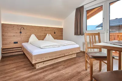 Ein Bett oder Betten in einem Zimmer der Unterkunft Appartment Ransburggut