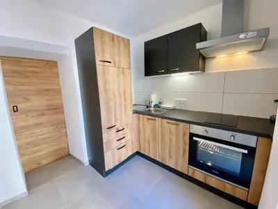 Küche/Küchenzeile in der Unterkunft Apartment Katrin im Zentrum