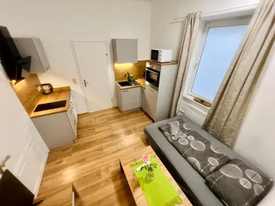 Küche/Küchenzeile in der Unterkunft Apartment Loser im Zentrum