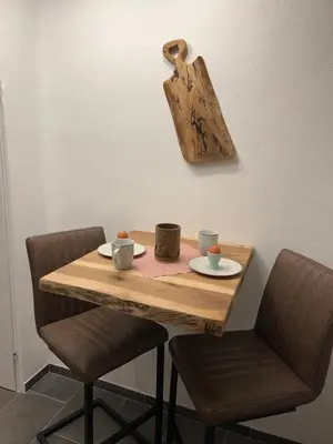 Ein Sitzbereich in der Unterkunft Gaisbergblick