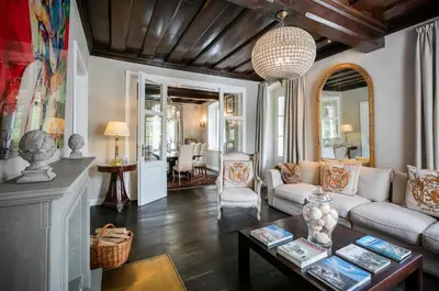 Ein Sitzbereich in der Unterkunft Villa Rosen der Villa Liechtenstein - Your Austrian Home