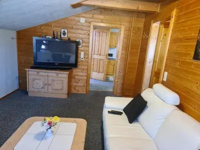 TV/Unterhaltungsangebot in der Unterkunft Schöne Ferienwohnung im Naturpark Grebenzen