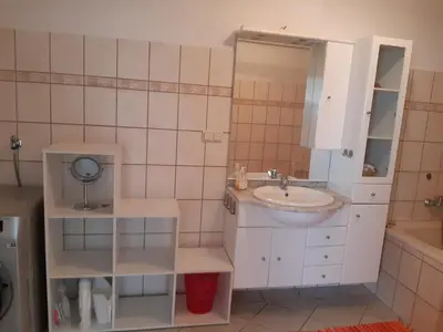 Ein Badezimmer in der Unterkunft Ferienwohnung Haus Graf