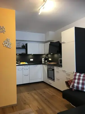 Küche/Küchenzeile in der Unterkunft Haus Greet
