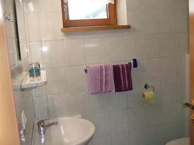 Ein Badezimmer in der Unterkunft Appartement Pölzl Öblarn Region Schladming Dachstein