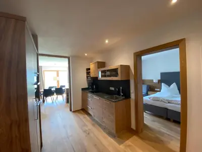Ein Bett oder Betten in einem Zimmer der Unterkunft Appartement Josef am Untersüßgut