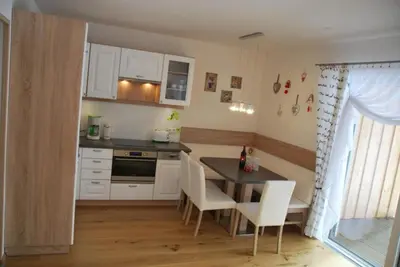 Küche/Küchenzeile in der Unterkunft Panorama Appartement 1