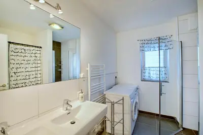 Ein Badezimmer in der Unterkunft Panorama Appartement 1