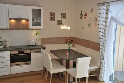 Küche/Küchenzeile in der Unterkunft Panorama Appartement 1
