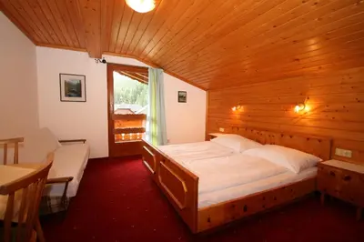 Ein Bett oder Betten in einem Zimmer der Unterkunft Ahlhof