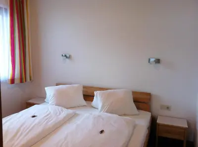 Ein Bett oder Betten in einem Zimmer der Unterkunft Ahlhof