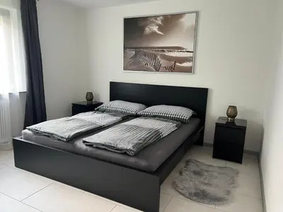 Ein Bett oder Betten in einem Zimmer der Unterkunft Ferienwohnung Wallmerhof am ländlichen Wimberg