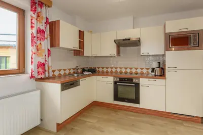 Küche/Küchenzeile in der Unterkunft Gästehaus Sieder by Schladming-Appartements