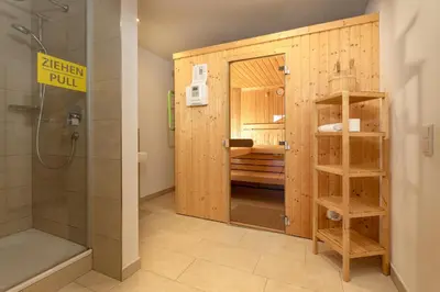 Ein Badezimmer in der Unterkunft Ski in/Ski out Chalets Tauernlodge by Schladming-Appartements