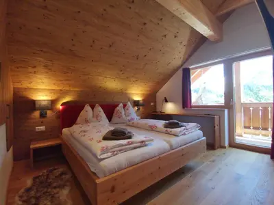 Ein Bett oder Betten in einem Zimmer der Unterkunft Chalet Tauplitz