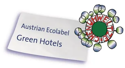 Ein Zertifikat, Auszeichnung, Logo oder anderes Dokument, das in der Unterkunft Chalet Tauplitz ausgestellt ist