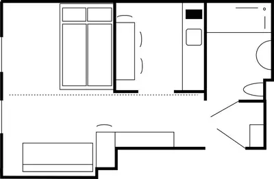 Grundriss der Unterkunft Edith`s Apartment