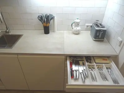 Küche/Küchenzeile in der Unterkunft Edith`s Apartment