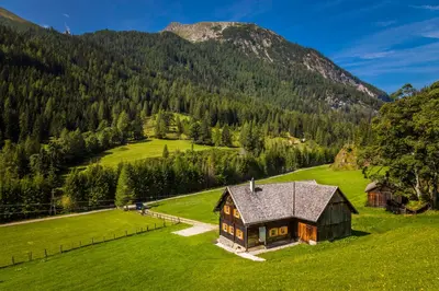 Naturlandschaft in der Nähe des Ferienhauses