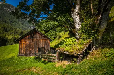 Naturlandschaft in der Nähe des Ferienhauses
