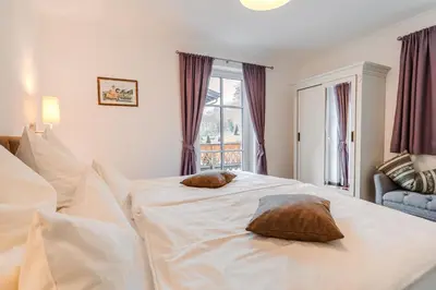 Ein Bett oder Betten in einem Zimmer der Unterkunft Villa Eisl-Raudaschl