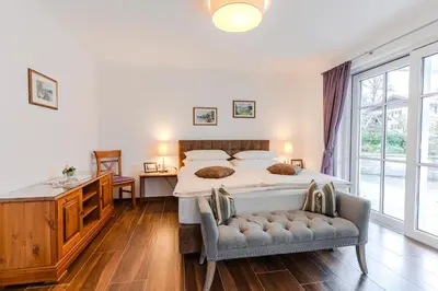 Ein Bett oder Betten in einem Zimmer der Unterkunft Villa Eisl-Raudaschl