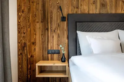 Ein Bett oder Betten in einem Zimmer der Unterkunft Gästehaus Mirzl