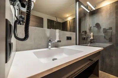 Ein Badezimmer in der Unterkunft Gästehaus Mirzl