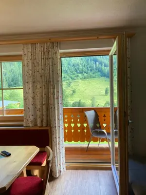 Ein Sitzbereich in der Unterkunft Appartement Plut