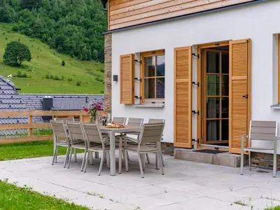 Das Gebäude in dem sich das Chalet befindet