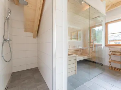 Ein Badezimmer in der Unterkunft Haus Rapunzel