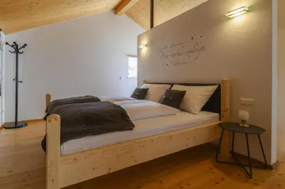 Ein Bett oder Betten in einem Zimmer der Unterkunft Ferienlodge MaResi
